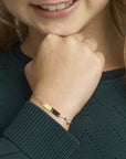 14K Geelgoud Graveerarmband Hart Plaat 4 Mm 11 - 13 Cm 4022356 - PansiteNederland.nl