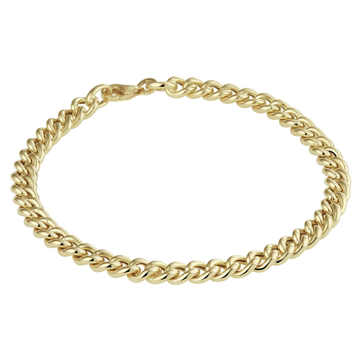 Fantasy Collection Armband gourmette 5,2 mm 19 cm 14K geelgoud