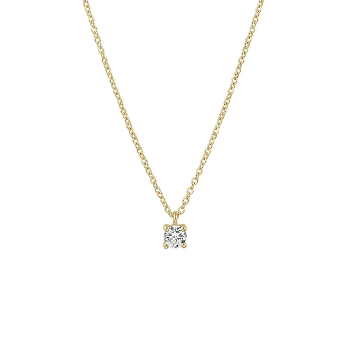 Fantasy Collection Collier zirkonia 40 - 42 - 44 cm 14K geelgoud