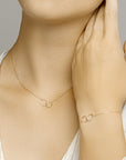 14K Geelgoud Armband Rondjes 0,8 Mm 16,5 - 18,5 Cm 4022740 - PansiteNederland.nl
