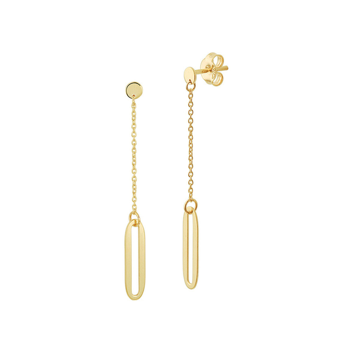 Fantasy Collection Hangende oorbellen 14K geelgoud