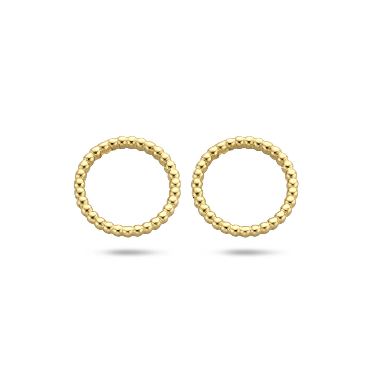 Fantasy Collection Oorbellen rondje 6,5 mm 14K geelgoud