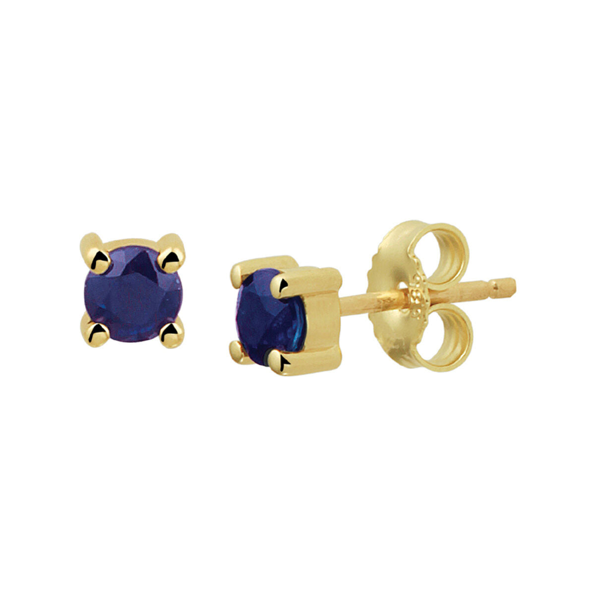 Fantasy Collection Oorbellen saffier 14K geelgoud