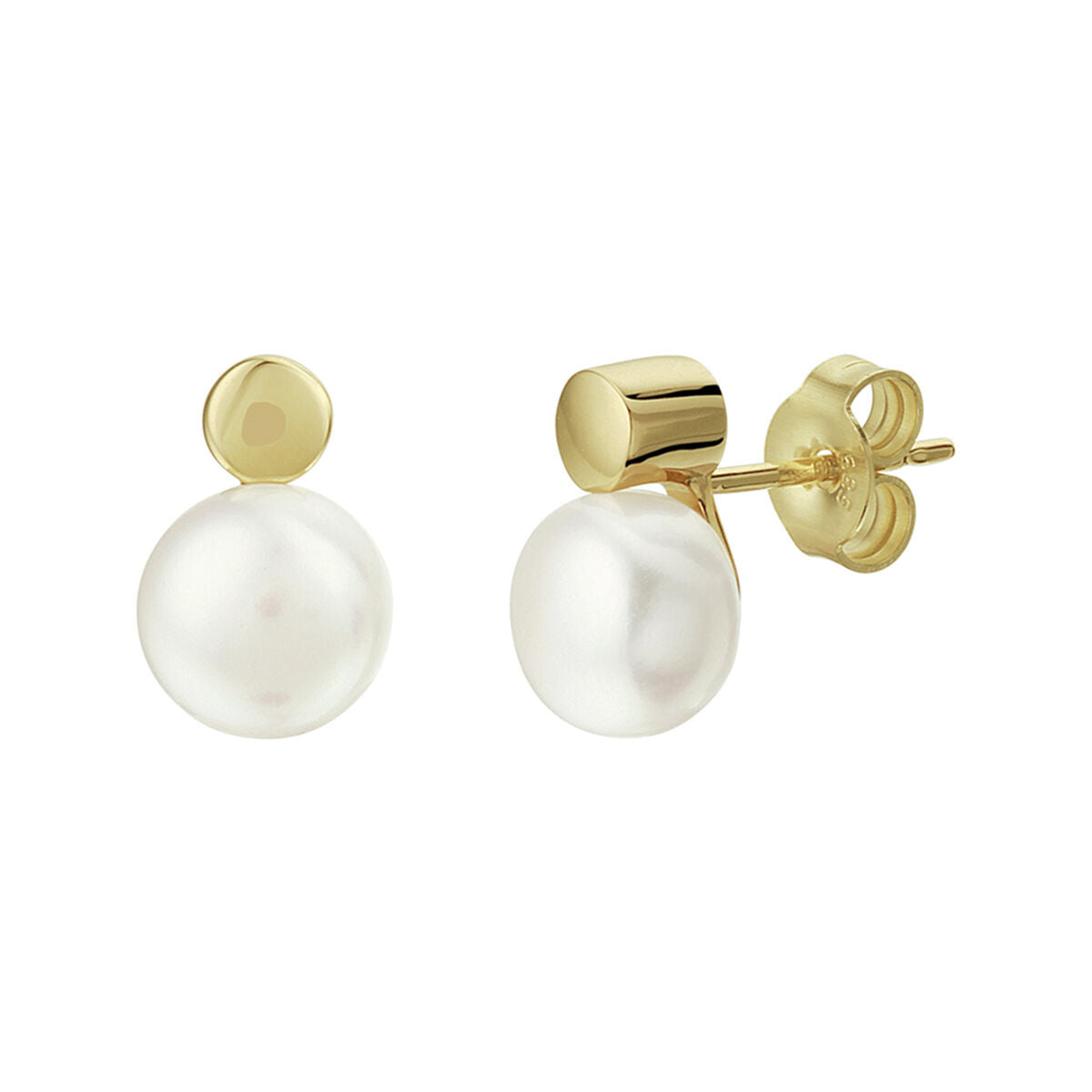 Fantasy Collection Oorbellen parel 14K geelgoud