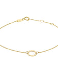14K Geelgoud Armband Rond 16,5 - 17,5 - 18,5 Cm 4023390 - PansiteNederland.nl