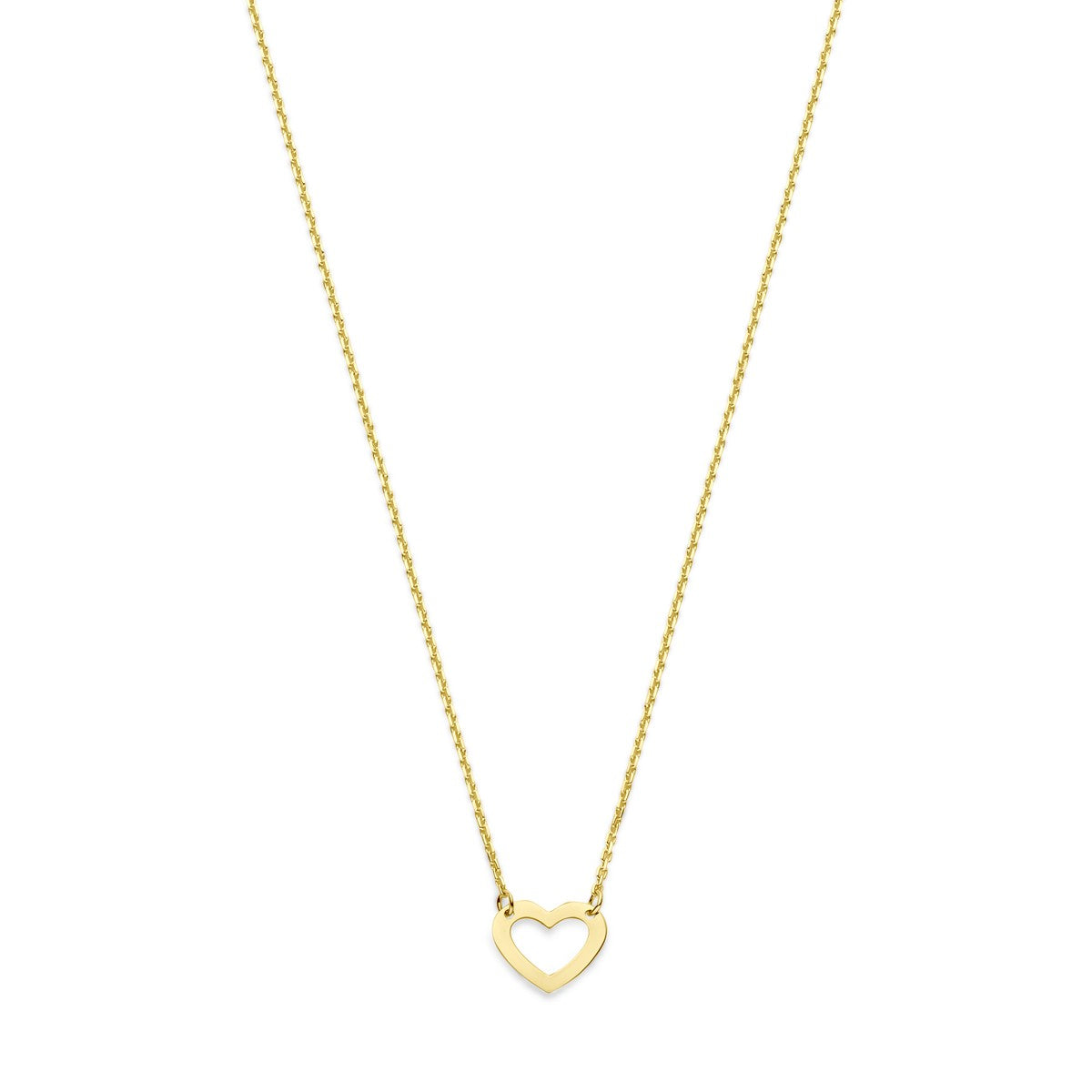 Fantasy Collection Collier hart 41 - 43 - 45 cm 14K geelgoud