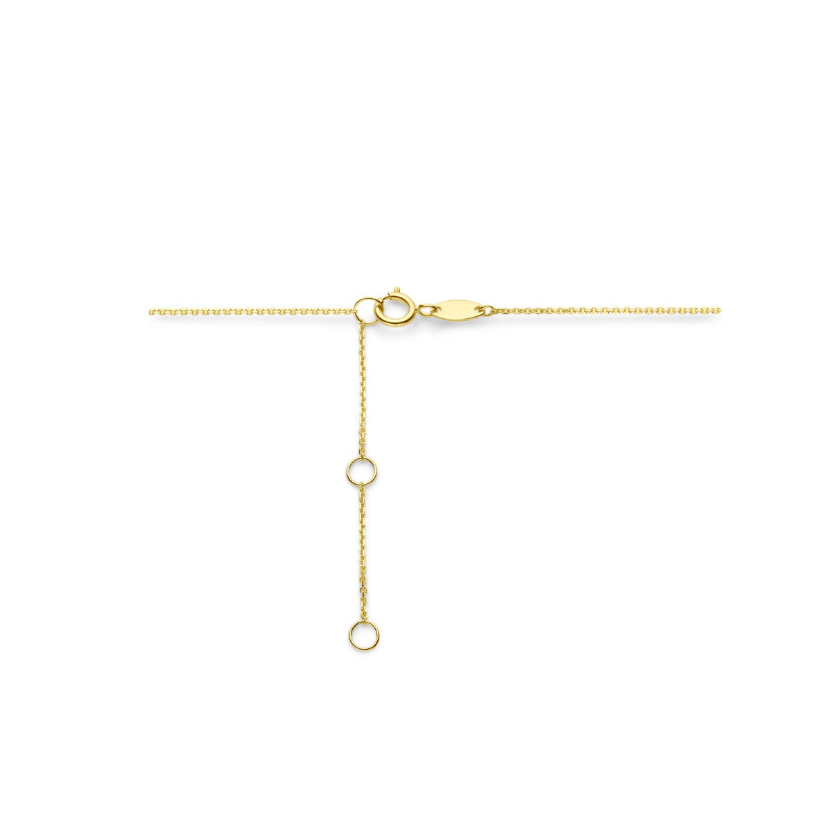Fantasy Collection Collier hart 41 - 43 - 45 cm 14K geelgoud