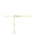 14K geelgoud collier hart 41 - 43 - 45 cm 4023393 - PansiteNederland.nl