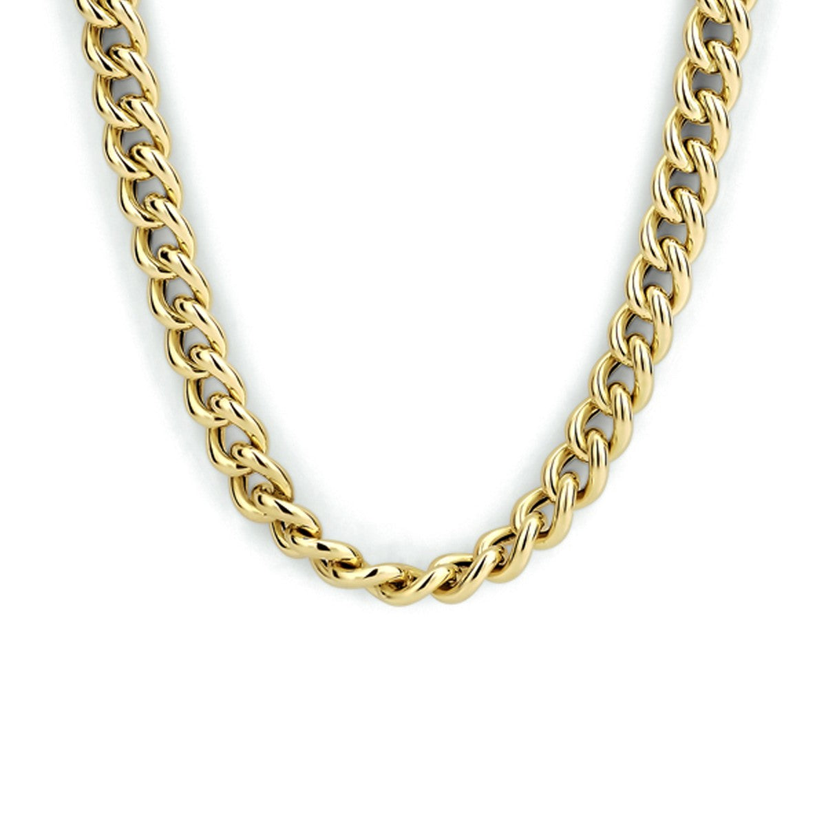 Fantasy Collection Collier gourmette 5,2 mm 43 cm 14K geelgoud