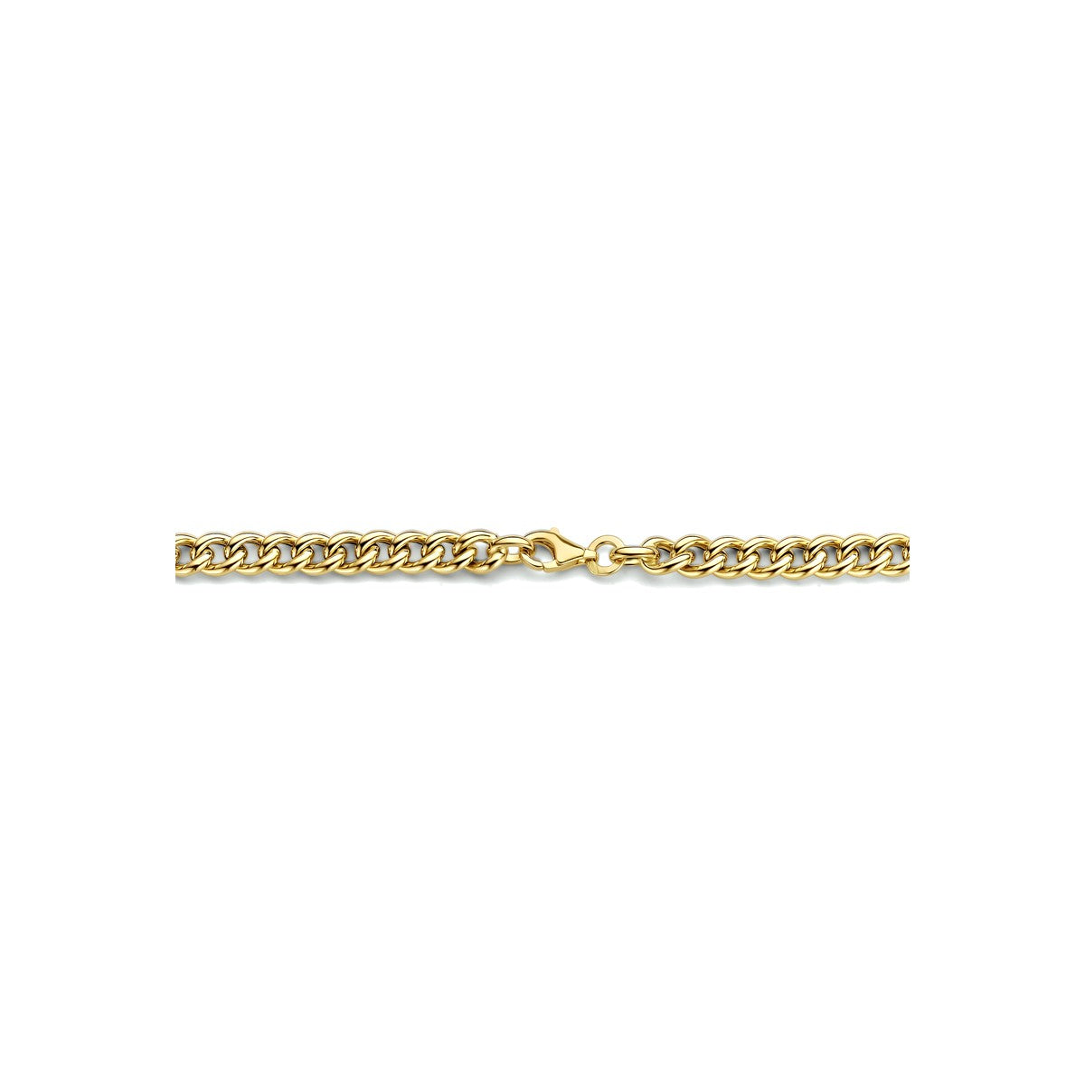 Fantasy Collection Collier gourmette 5,2 mm 43 cm 14K geelgoud