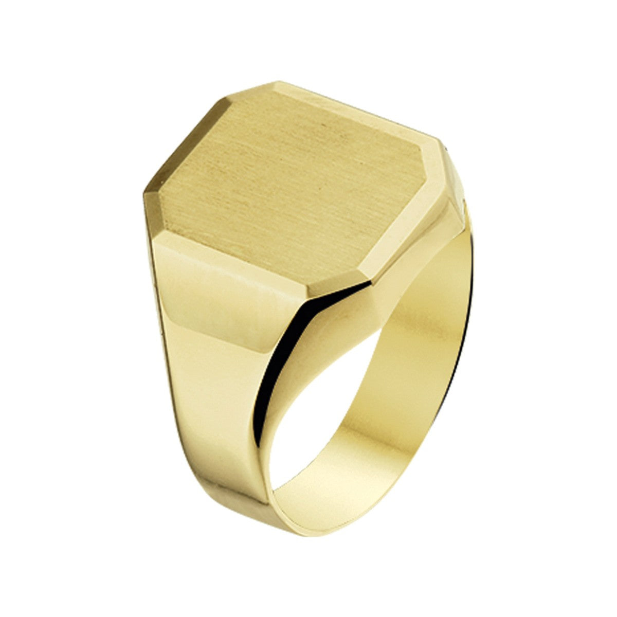 Fantasy Collection Graveerring mat gediamanteerd 14K geelgoud