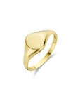 14K Geelgoud Graveerring Ovaal 4023498 - PansiteNederland.nl
