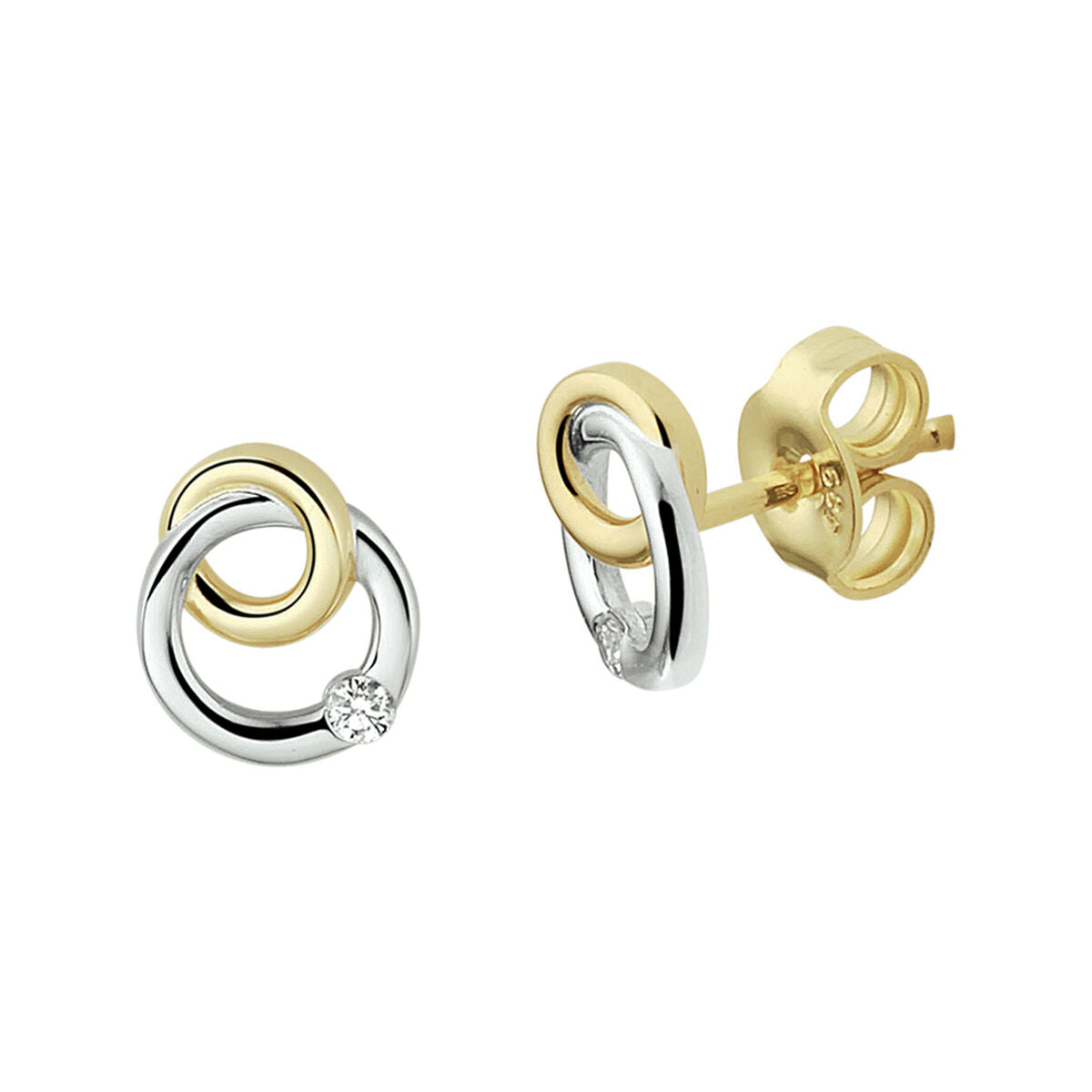 Fantasy Collection Oorbellen zirkonia 14K geelgoud - PSN4023579