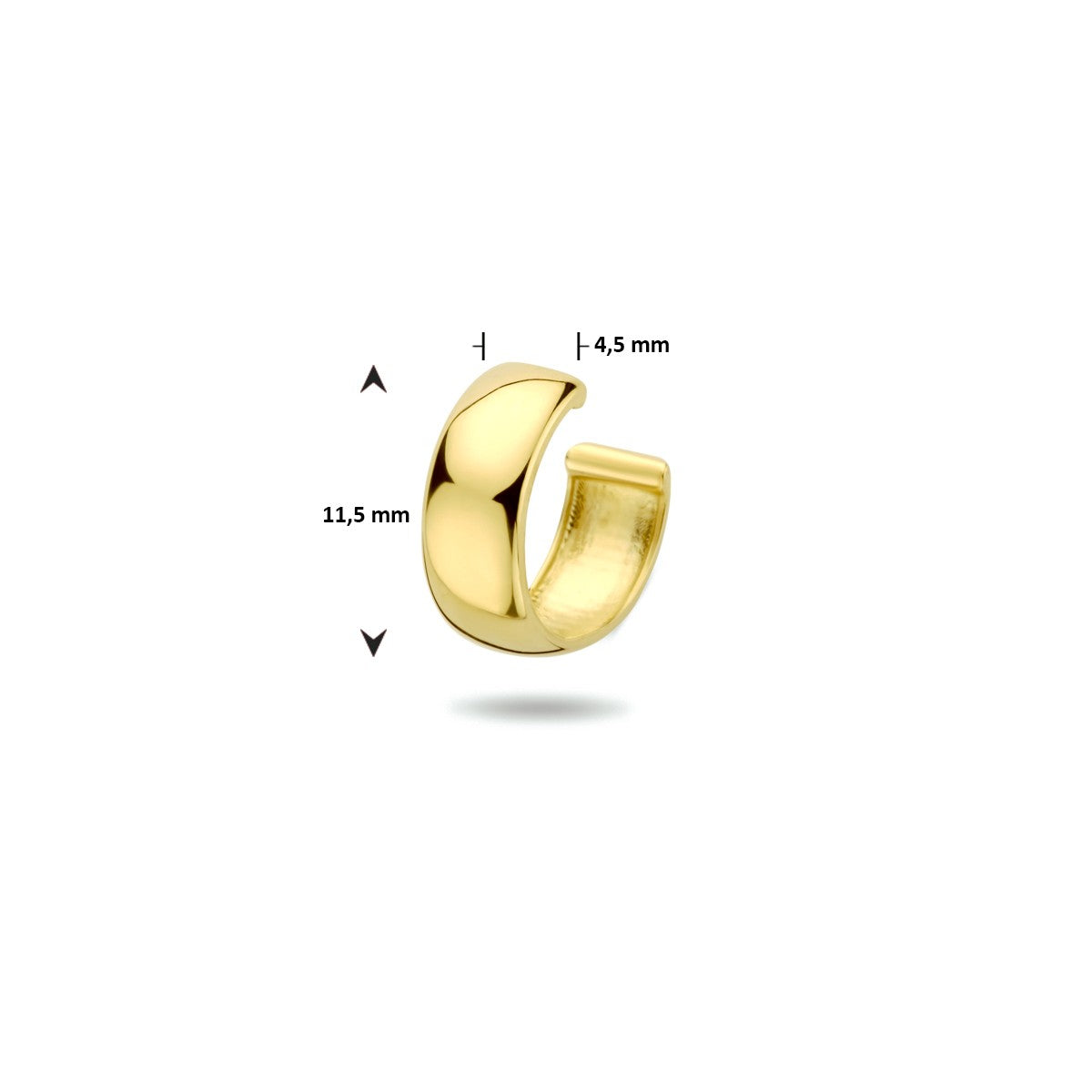 Fantasy Collection Earcuff 11,5 mm 14K geelgoud oorbellen - PSN4023584