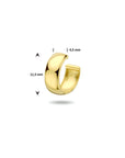 Gouden earcuff - PSN4023584 - PansiteNederland.nl