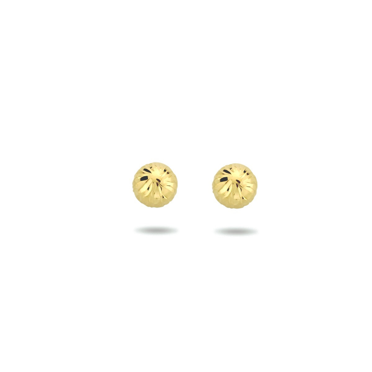 Fantasy Collection Oorbellen bolletje gediamanteerd 14K geelgoud