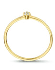 14K Geelgoud Aanschuifring Met Zirkonia 4023684 - PansiteNederland.nl