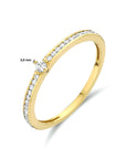 14K Geelgouden Ring zirkonia - PSN4023689 - PansiteNederland.nl
