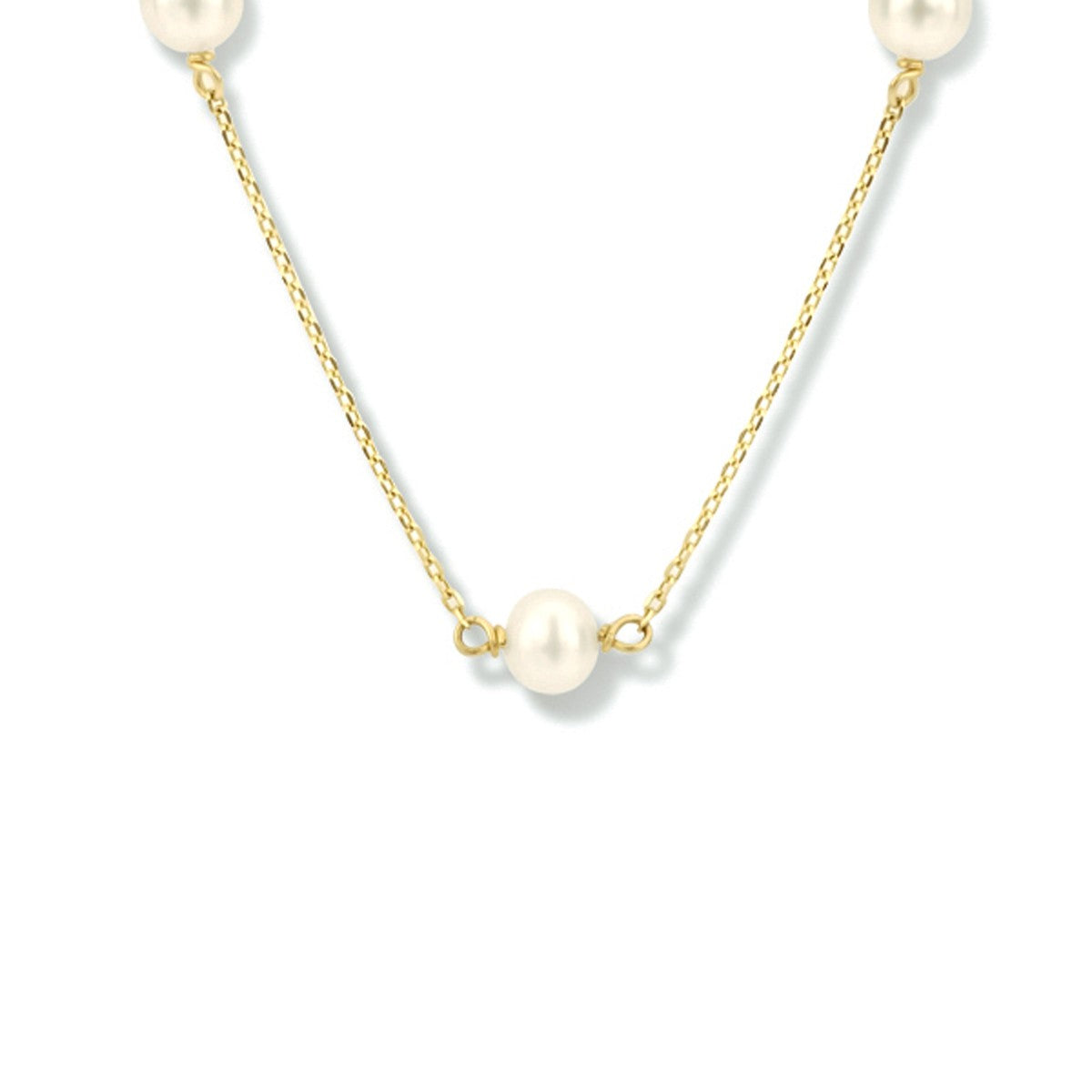 Fantasy Collection Collier parel 40 - 42 - 44 cm 14K geelgoud