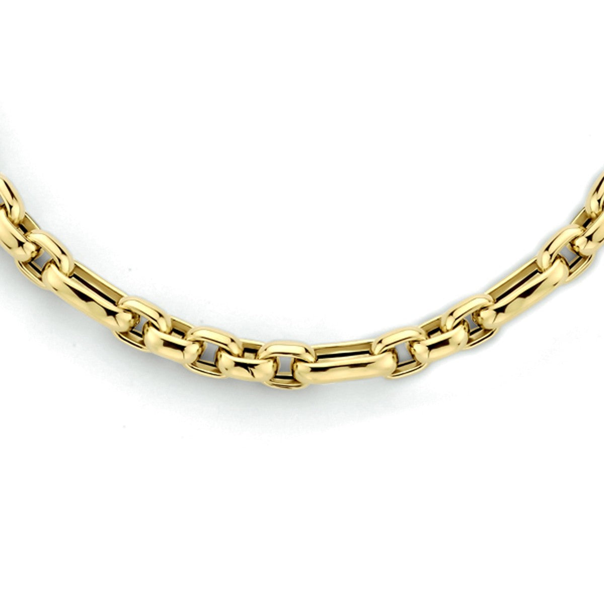 Fantasy Collection Collier anker 4,8 mm 45 cm 14K geelgoud