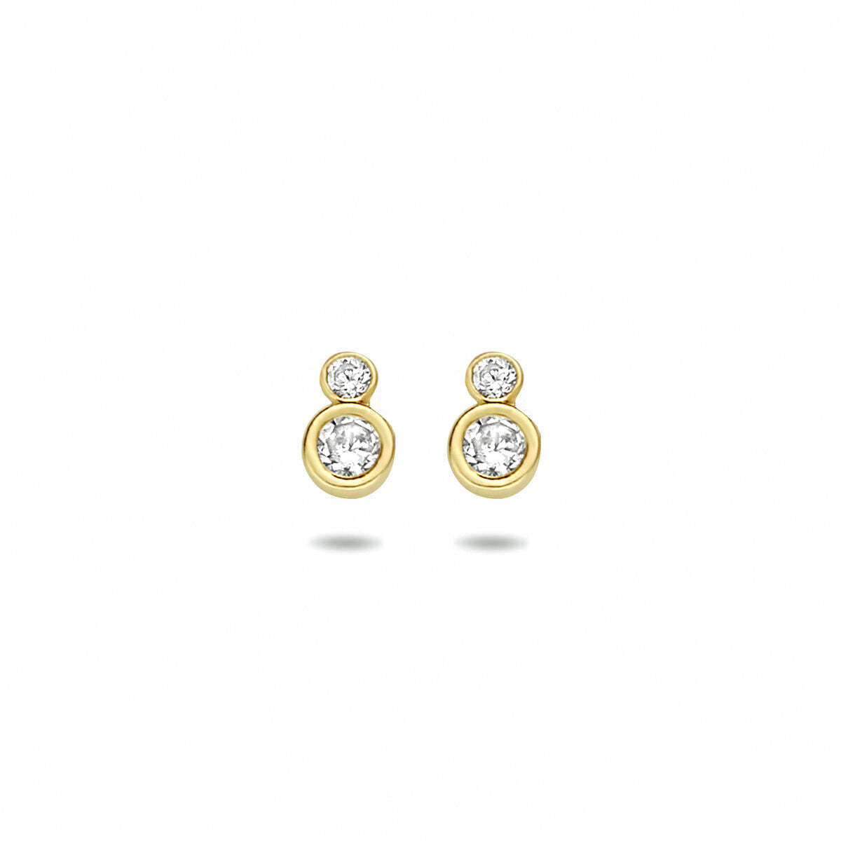 Fantasy Collection Oorbellen zirkonia 14K geelgoud