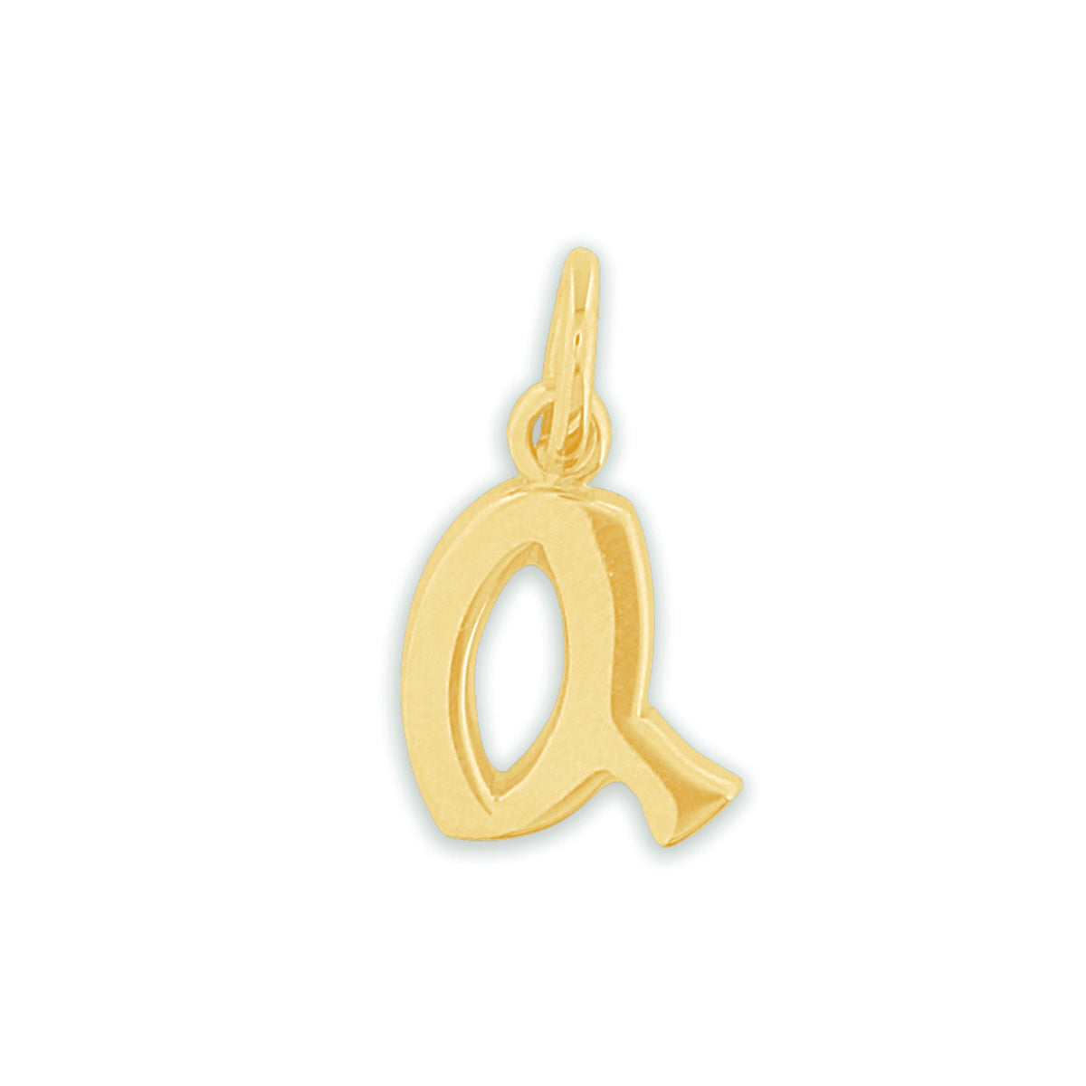 Fantasy Collection Hanger letter Q 15 mm 14K geelgoud - PSN4023773