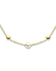 14K geelgoud collier parels 42 + 3 cm 4023787 - PansiteNederland.nl