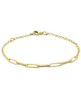 14K Geelgoud Armband Paperclip 3,5 Mm 17 - 19 Cm 4023791 - PansiteNederland.nl