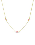 14K geelgoud collier koraal 40 - 42 cm 4023823 - PansiteNederland.nl