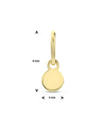 14K geelgoud hanger rond 4023837 - PansiteNederland.nl