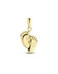 14K geelgoud hanger baby voetjes 4023851 - PansiteNederland.nl