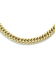 14K geelgoud collier gourmette 5,8 mm 45 cm met groot springslot 4023870 - PansiteNederland.nl