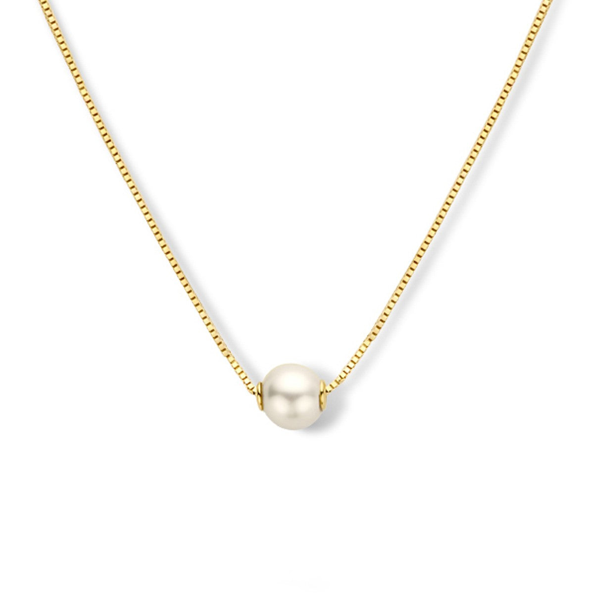 Fantasy Collection Collier parel 42 - 45 cm 14K geelgoud