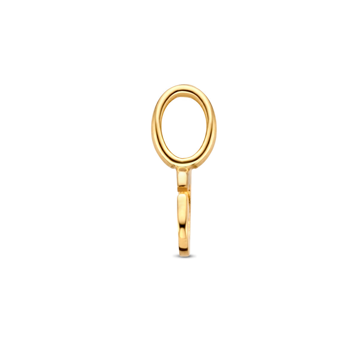 Hanger letter G 9,5 mm 14K geelgoud #Letter_G