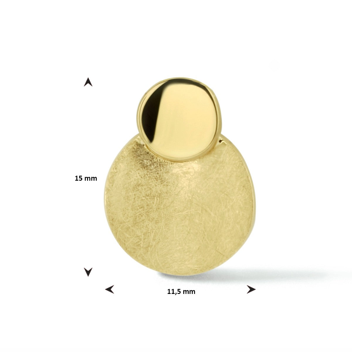 Fantasy Collection Hanger gescratcht 14K geelgoud