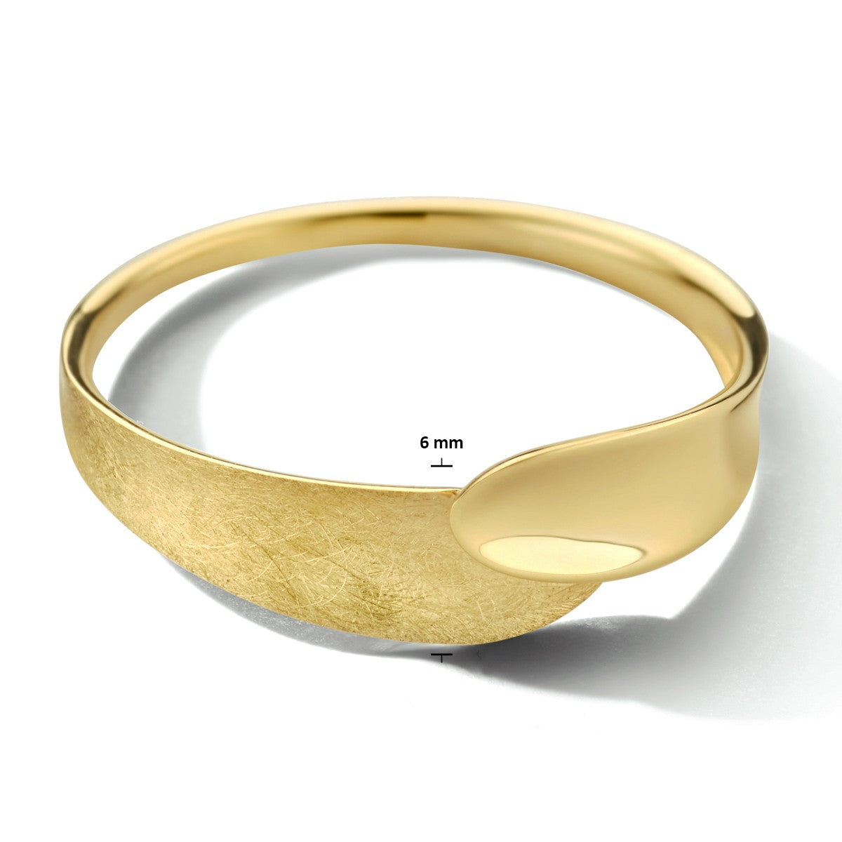 Fantasy Collection Ring gescratcht 14K geelgoud