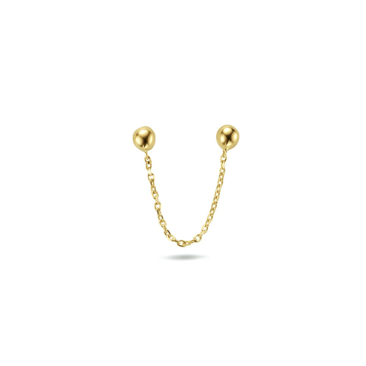 Fantasy Collection Oorbellen bolletjes per stuk 14K geelgoud - PSN4024400