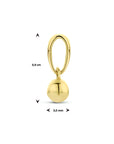 14K geelgoud hanger bolletje 4024404 - PansiteNederland.nl