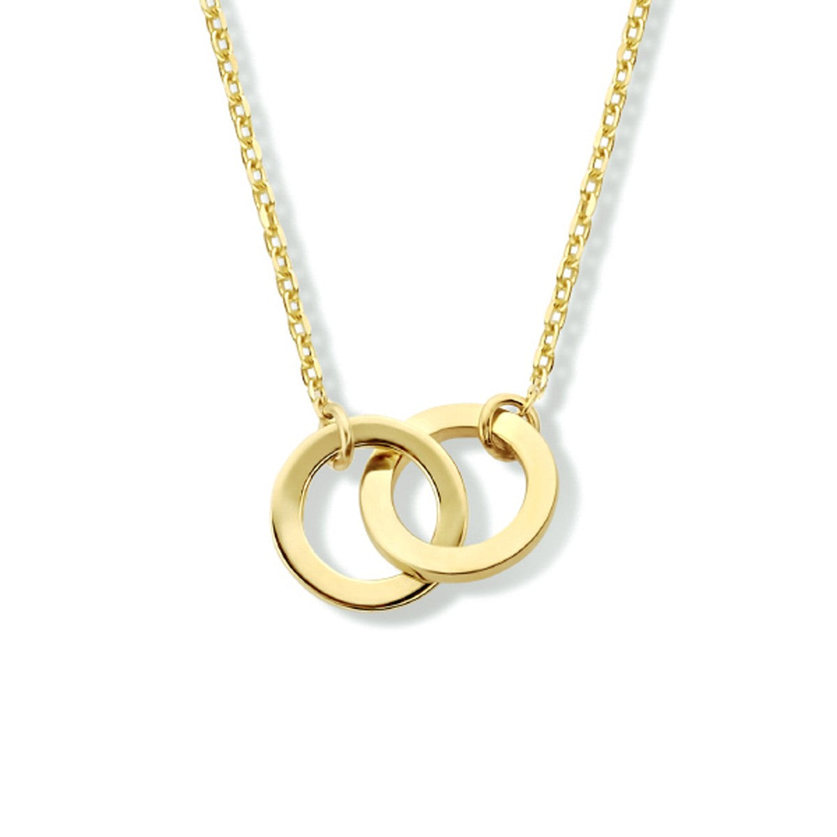Fantasy Collection Collier rondjes 40 - 42 - 44 cm 14K geelgoud