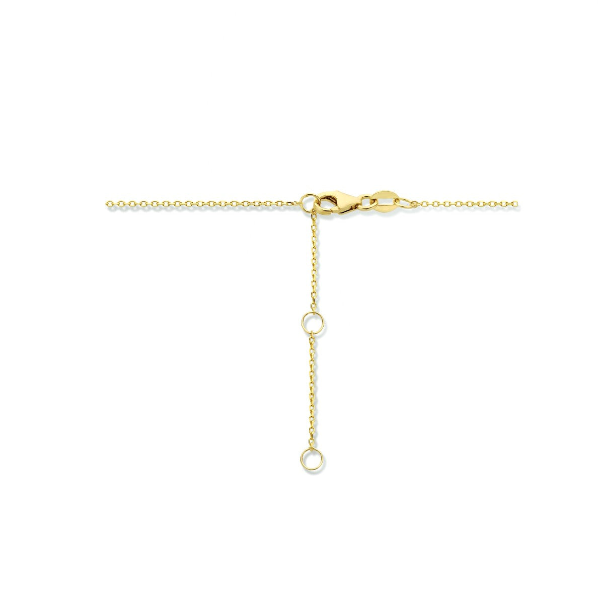 Fantasy Collection Collier hartjes 40 - 42 - 44 cm 14K geelgoud