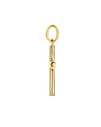 14K geelgoud hanger kruis 4024419 - PansiteNederland.nl
