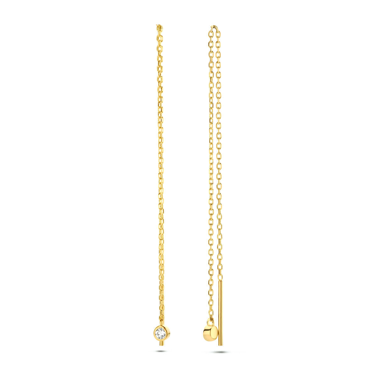 Fantasy Collection Oorbellen zirkonia 14K geelgoud