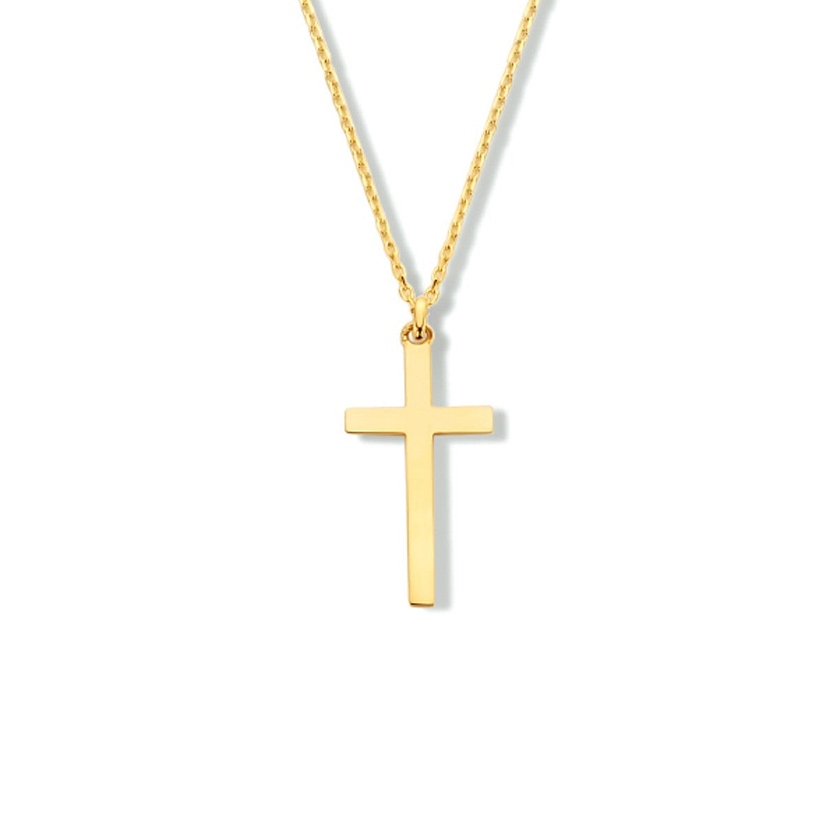 Fantasy Collection Collier kruis 40 - 42 - 44 cm 14K geelgoud