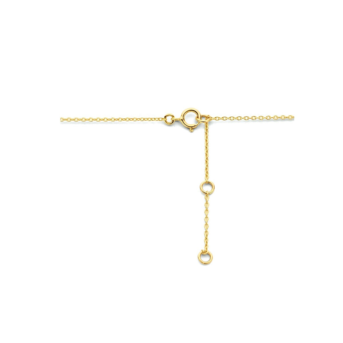 Fantasy Collection Collier kruis 40 - 42 - 44 cm 14K geelgoud