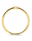 14K Geelgoud Ring Diamant 0.115Ct H Si 4024502 - PansiteNederland.nl