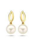 14K Geelgoud Oorhangers Parel 4024686 - PansiteNederland.nl