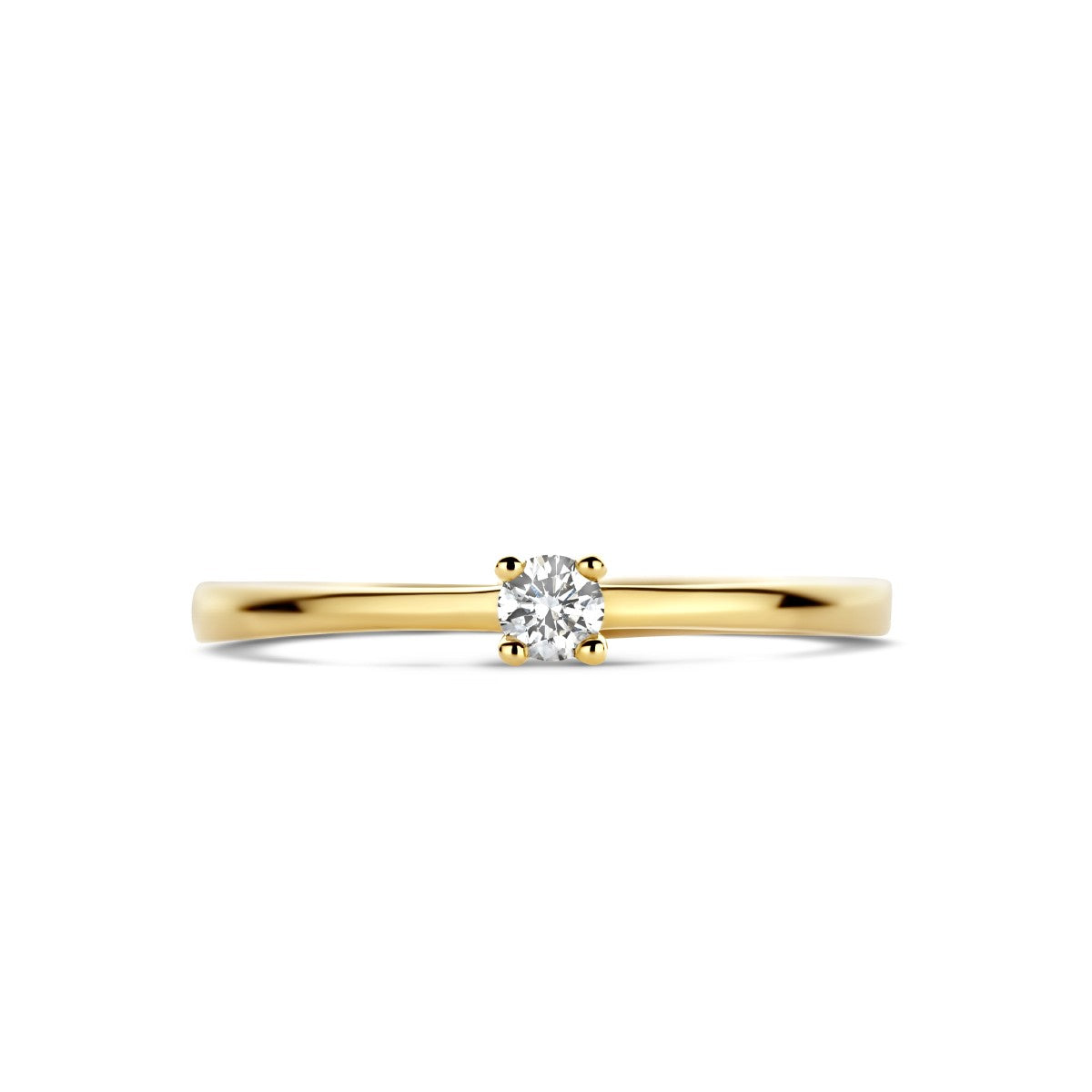 Fantasy Collection Ring diamant 0.10ct h si 14K geelgoud
