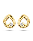 14K Geelgoud Oorknoppen Diamant 0.05Ct (2X0.025Ct) H Si 4024695 - PansiteNederland.nl