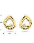 14K Geelgoud Oorknoppen Diamant 0.05Ct (2X0.025Ct) H Si 4024695 - PansiteNederland.nl