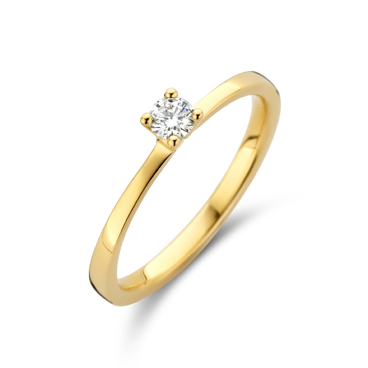 Fantasy Collection Ring diamant 0.15ct h si 14K geelgoud